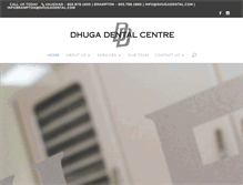Tablet Screenshot of dhugadental.com